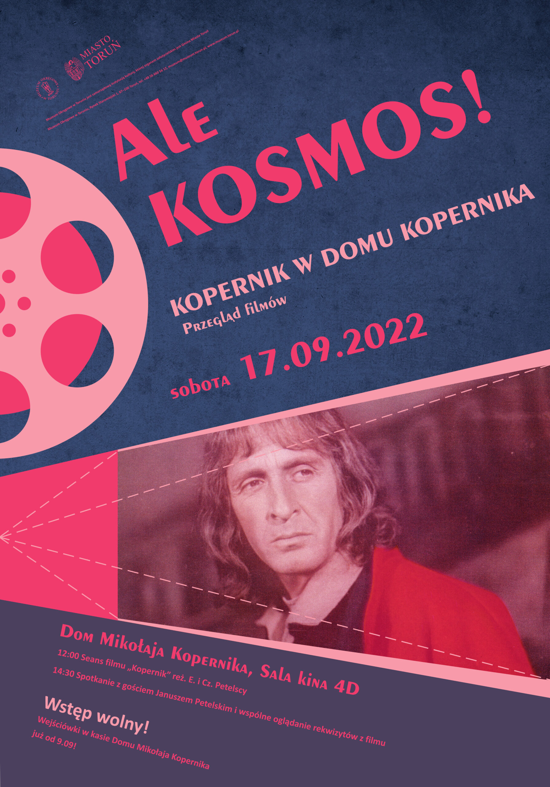 Ilustracja przedstawia plakat wydarzenia ALE KOSMOS