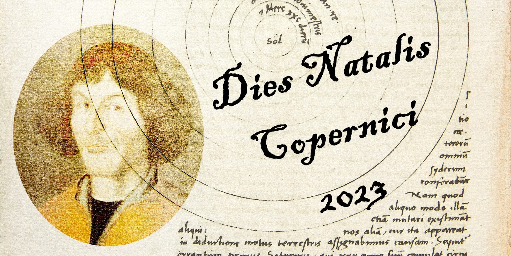 Baner wydarzenia Dies Natalis Copernici 2023