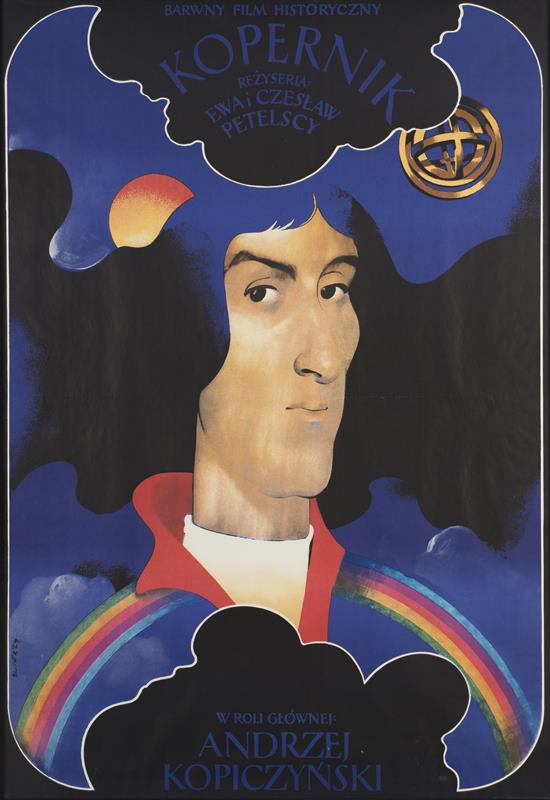 plakat z Mikołajem Kopernika
