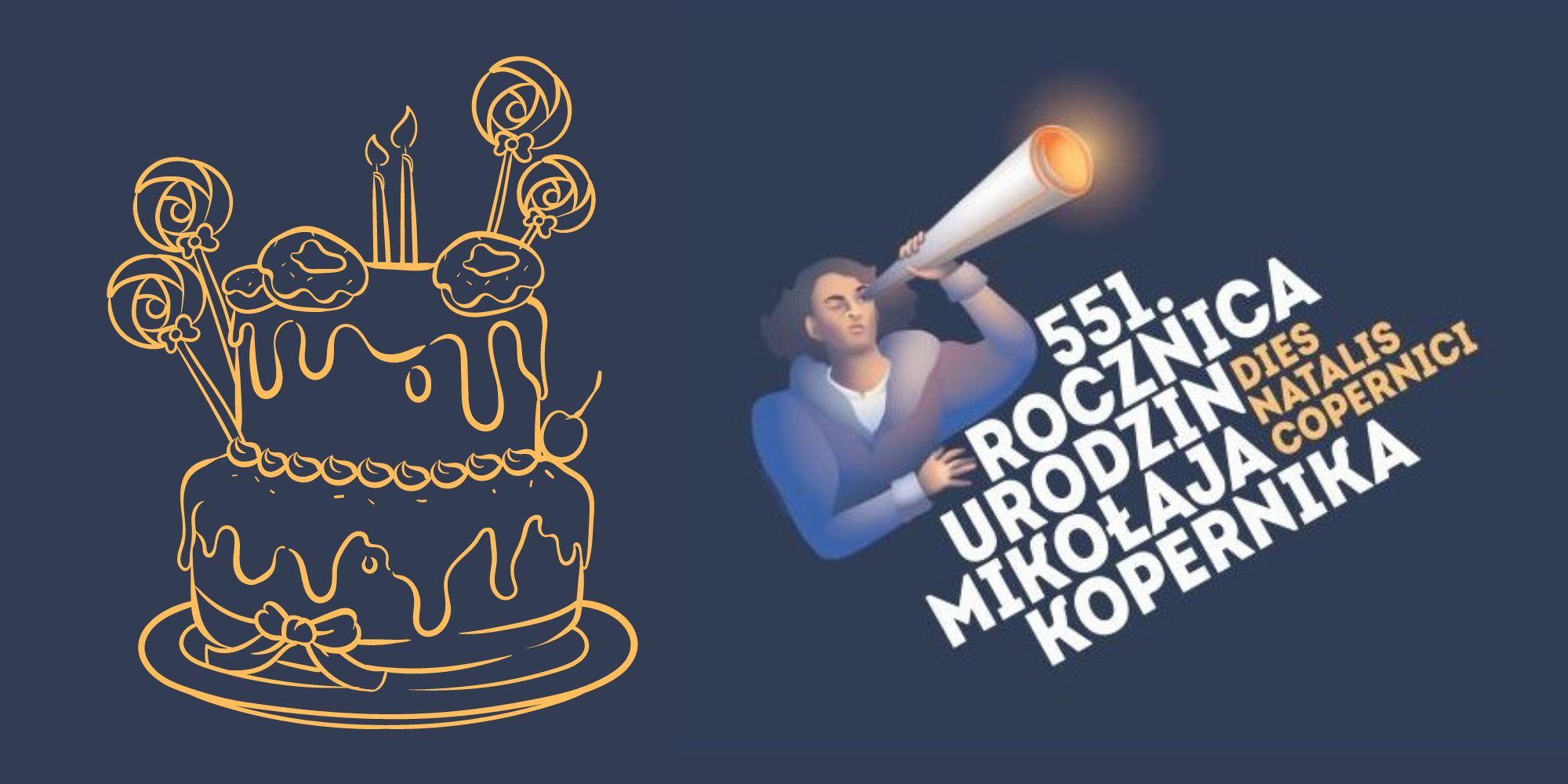 Tort urodzinowy w Domu Mikołaja Kopernika