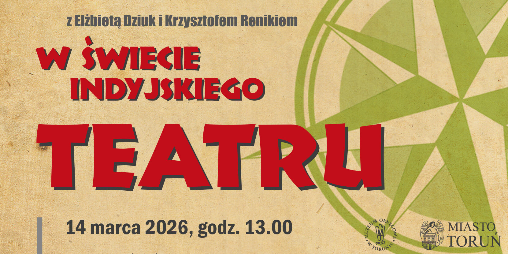 Spotkanie podróżnicze „W świecie indyjskiego teatru” w Muzeum Podróżników im. Tony’ego Halika